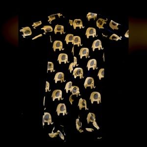 3 Month Carter’s Blue Elephant Long-Sleeve Footie